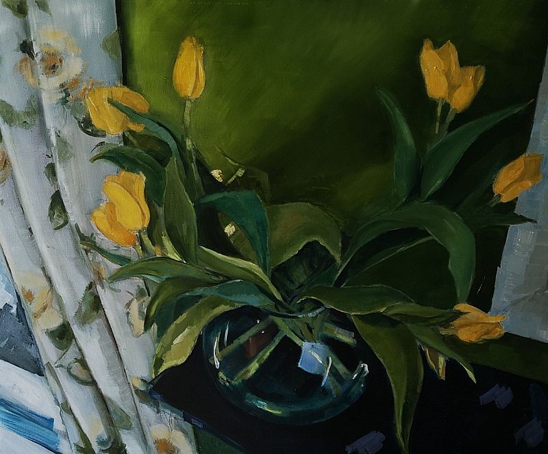 Denise Hussey - Yellow Tulips